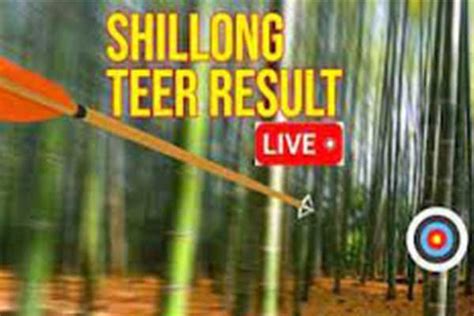 shillong sunday morning|Sunday Morning Teer Thrills of Shillong Results Unveiled.
